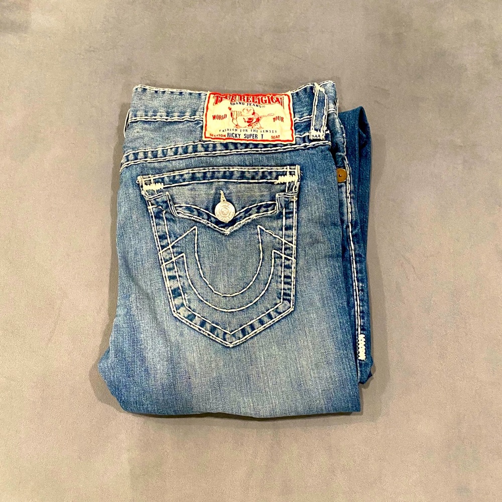 Men’s True Religion Jeans. Ricky Super T. Size 40